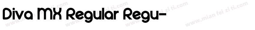 Diva MX Regular Regu字体转换